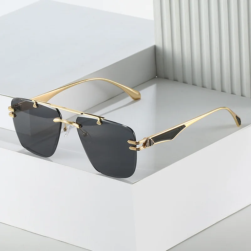 

Twooo 3602 Fashion Women Glasses Rimless Frame Metal Designer Sunglasses