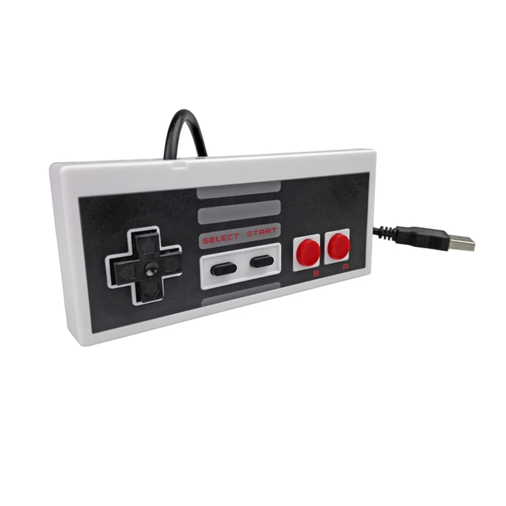 

USB Gamepad Game Controller For PC Classic Joystick For NES Emulator Games, Gray