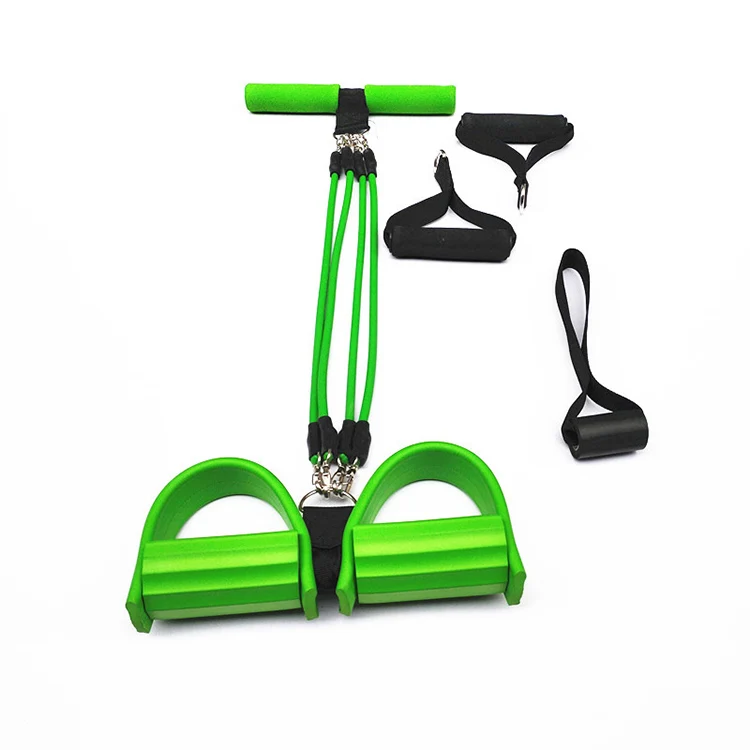 

Adjustable Leg Exerciser Foot Chest Pedal Bodybuilding Tension Rope, Customize color