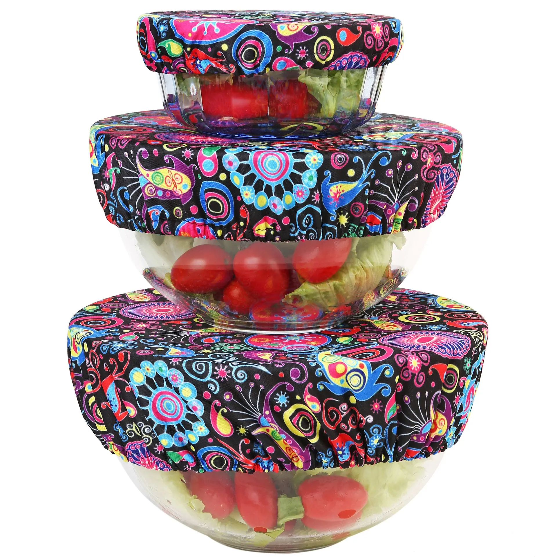 

Reusable Bowl Covers - Set of 3,Bloom