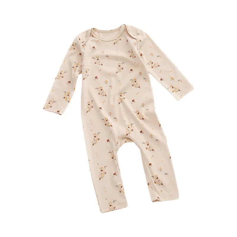 

Autumn baby jumpsuits infants and toddlers outer romper baby long-sleeved cotton romper, Picture shows