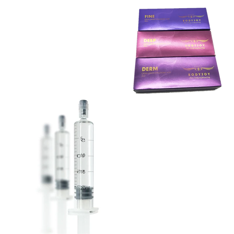 

High quality hyaluronic acid dermal injectable filler 20ml sub hip injection for buttocks augmentation, Transparent