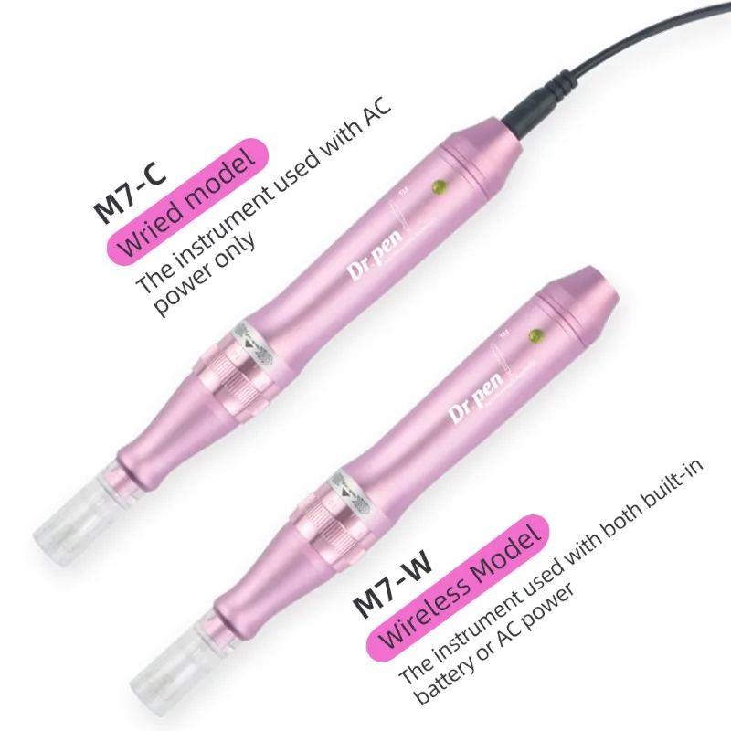 

2021 High Quality Microneedling Anti-aging Chargeable Dr Derma Pen, Pink