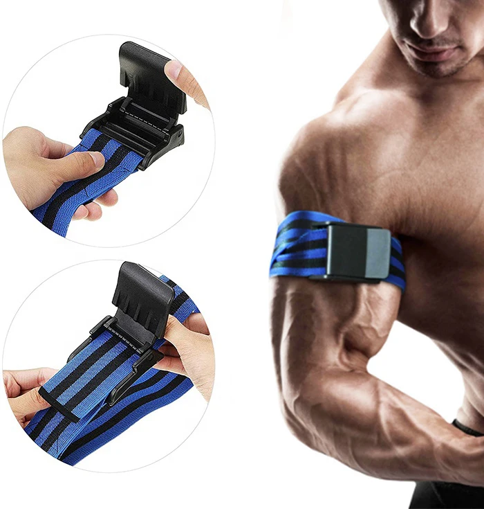 

Workout blood flow restriction bfr booty training occlusion double wrap bfr bands