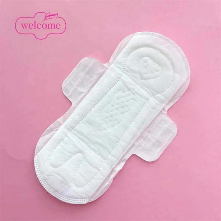 

Me Time Hypoallergenic Female Organic Cotton Lady Soft Sanitary Pad Brands, White,yellow,pink or customized