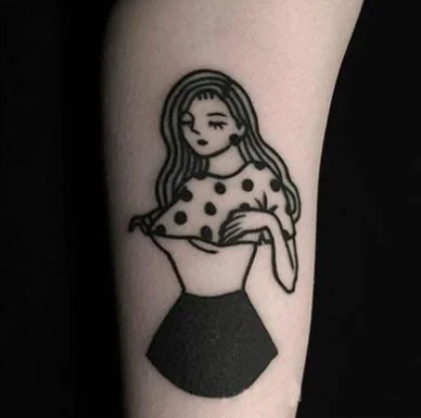 
JIMMY&KEVIN Custom Design dark series Sexy Body Tattoo Sticker Temporary Tattoo 