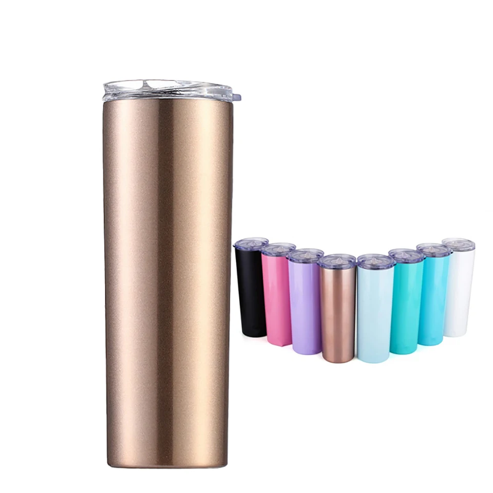 YIDING Hot selling Stainless steel coffee travel tumbler cups 20 oz, sublimation blanks 20 oz tumbler with lid straw