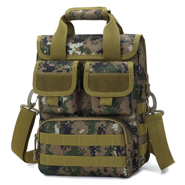 

2021 Carry Storage Tote Shoulder HandBags Briefcase Camouflage Tactical Military Messenger Molle Sling Bag, Multi colored