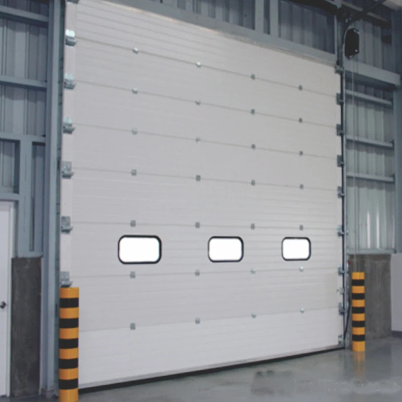 product-Zhongtai-Automatic PPGI with PU Foam Vertical Factory Price Industrial Lifting Door Manufact
