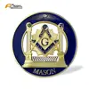 wholesale oem luxury american angle car club blue black masonic car emblem