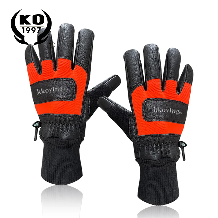 

Best seller warm waterproof windproof outdoor climbing bike working leather ski gloves