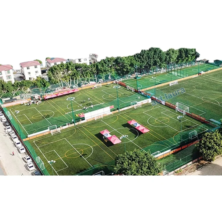 

artificial grass for a football field and outdoor gym area, Green ,bicolor ,or optional