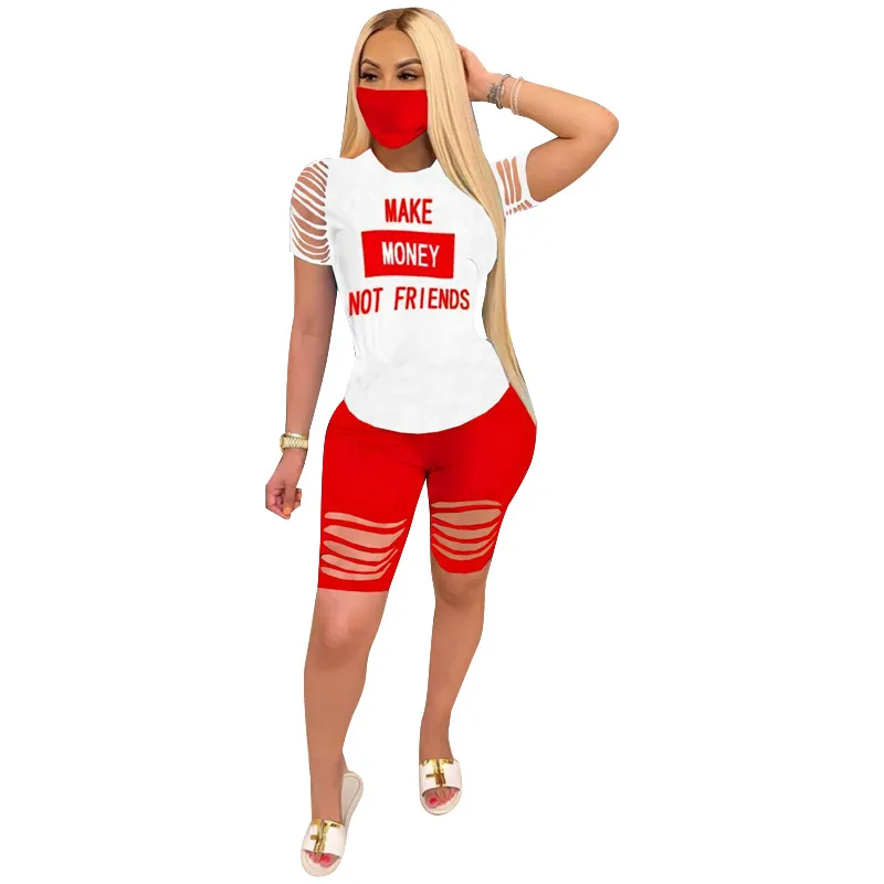 

Women clothing 2021 summer short sets summer hollow out two piece set women clothing, Picture