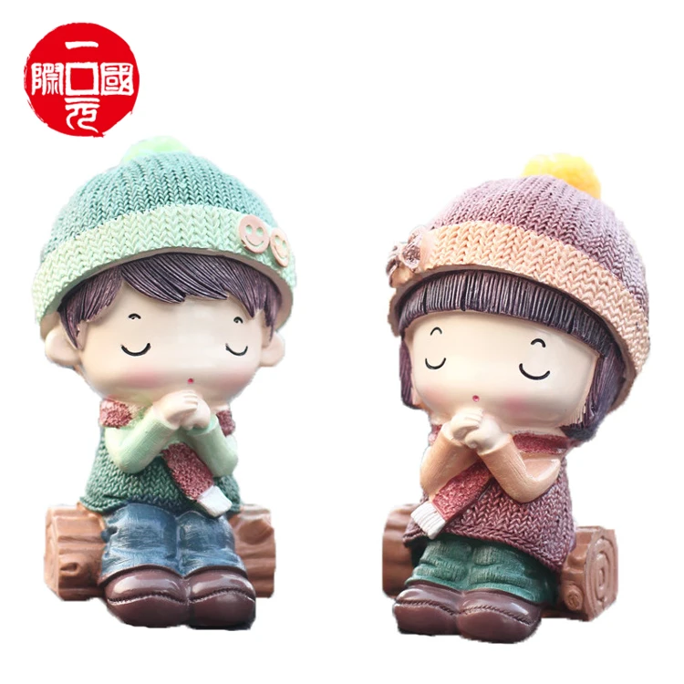 

One dollar Hot Sale Creative car decorations cute dolls girl interior car gifts