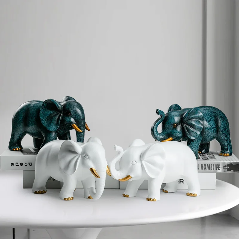 

Modern Simple Elephant Decoration Home Living Room Office Lucky Decorations Opening Housewarming Gifts Gifts other home decor, Picture