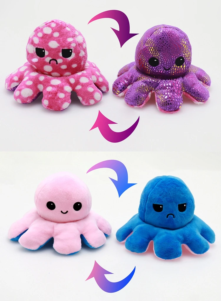 two faced octopus toy