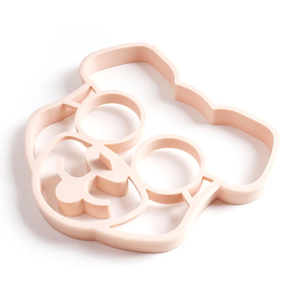 

Kitchen Gadgets Puppy Design Fried Rings Pancakes Mold Silicone