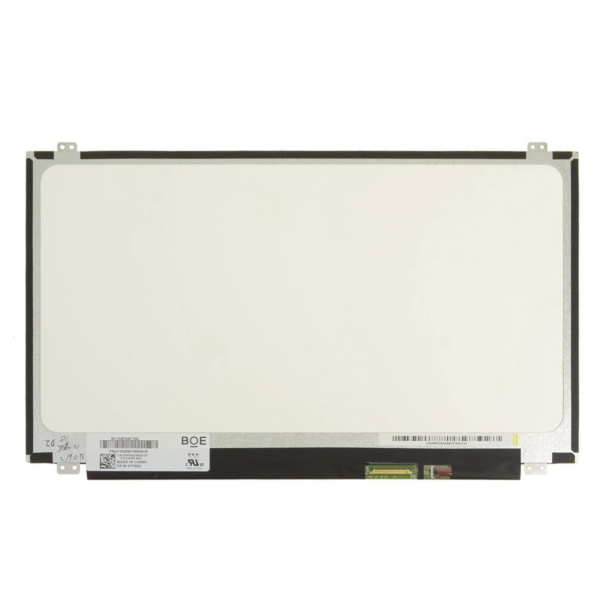 

For Dell Inspiron 15 5570 5575 15.6''inch Laptop LCD Display Touch Screen NT156FHM-T00 DP/N 0TF86G FHD 40 pins