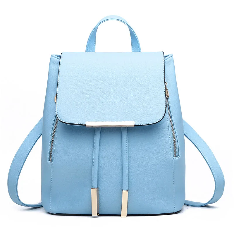 

Backpack Women Pu Leather Female Teenager School Bags