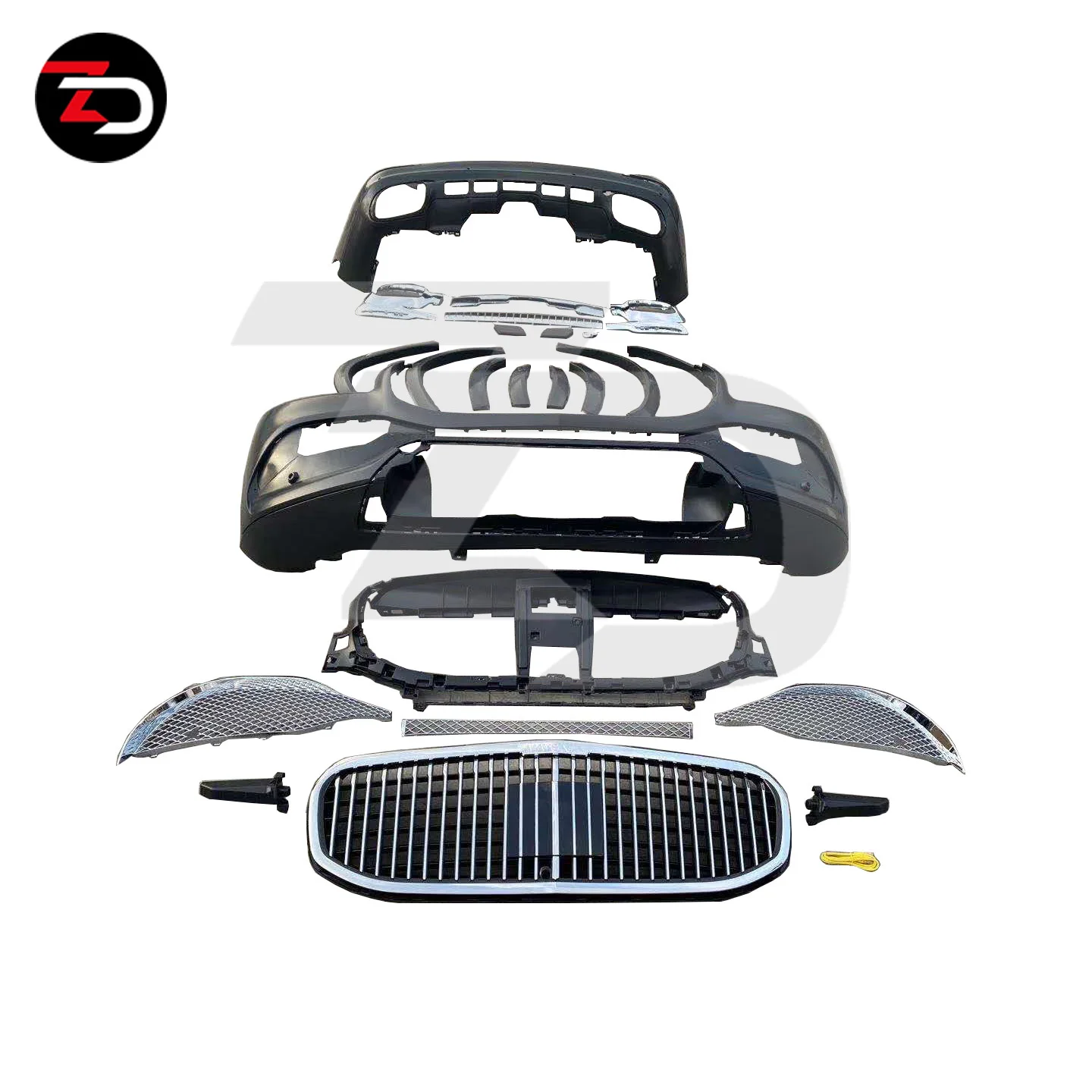Car Accessories for Benz GLS X167 2020 Change to Maybach Model Include  Front and Rear Bumper Assembly with Grille Eyebrows and Exhaust Pipes -  China Car Accessories, Bumper