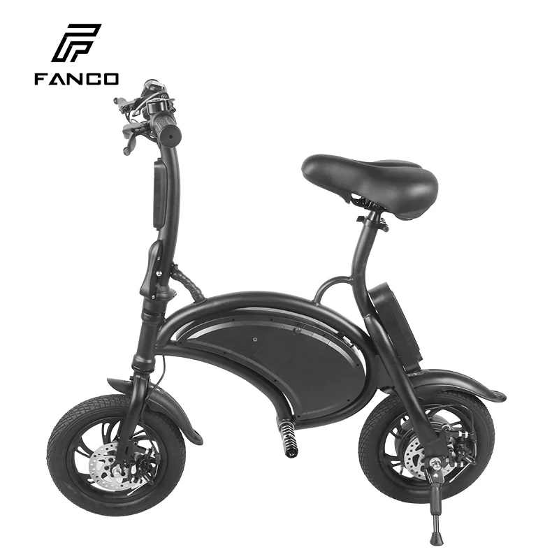 

European Warehouse Ready Stock 14 Inch Portable 8Ah Electric Bike 350W Moped Bicycle Factory Cheap Mini Folding Scooter