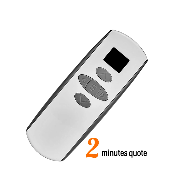 

OEM custom RF wireless universal remote controller case with silicone button
