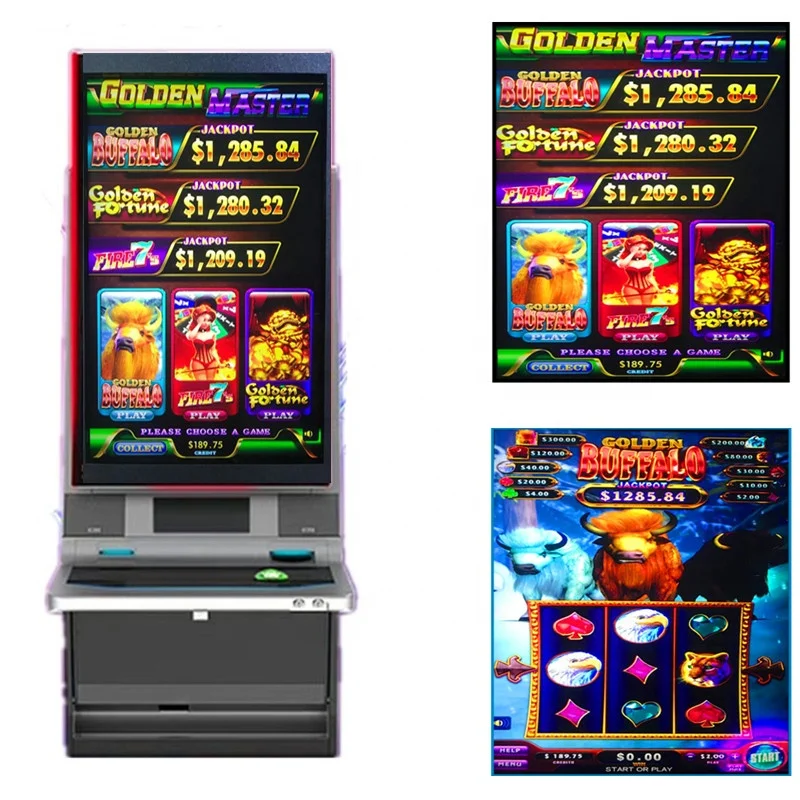

Coin slot machine game hd touch screen operation 3 in 1 vertical slot machines