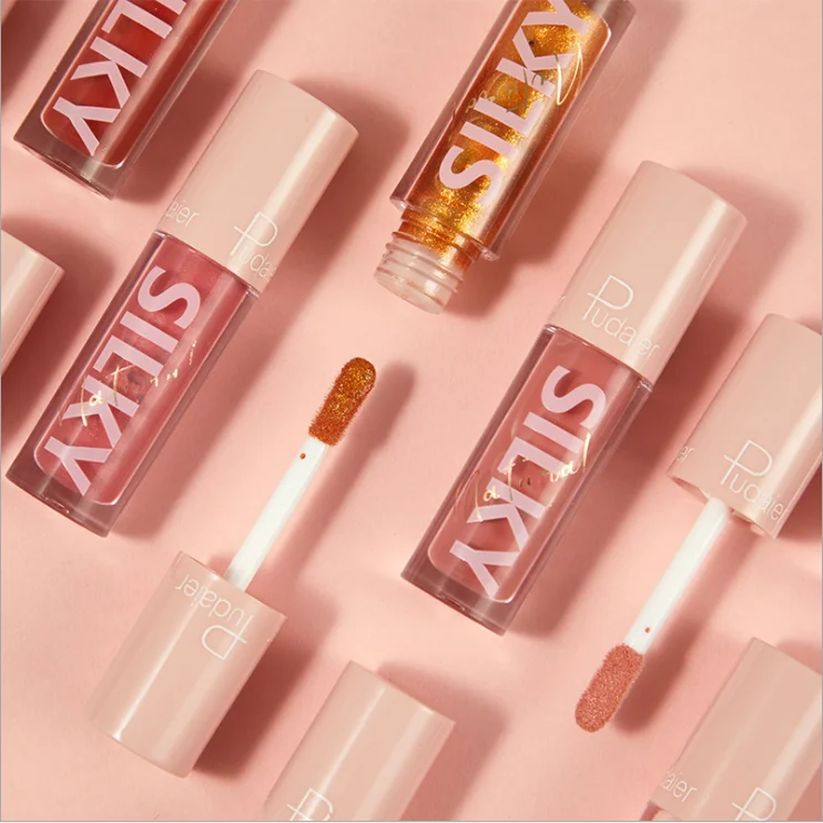 

Wholesale customised DIY lipgloss create your own color lip gloss Shine Lipstick DIY liquid lipstick with Container Tube