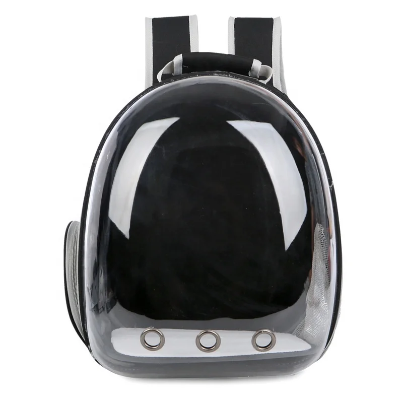 

2021 Newest Pet Cat PVC Durable Carrier Space Back Bag For Dogs, As picture