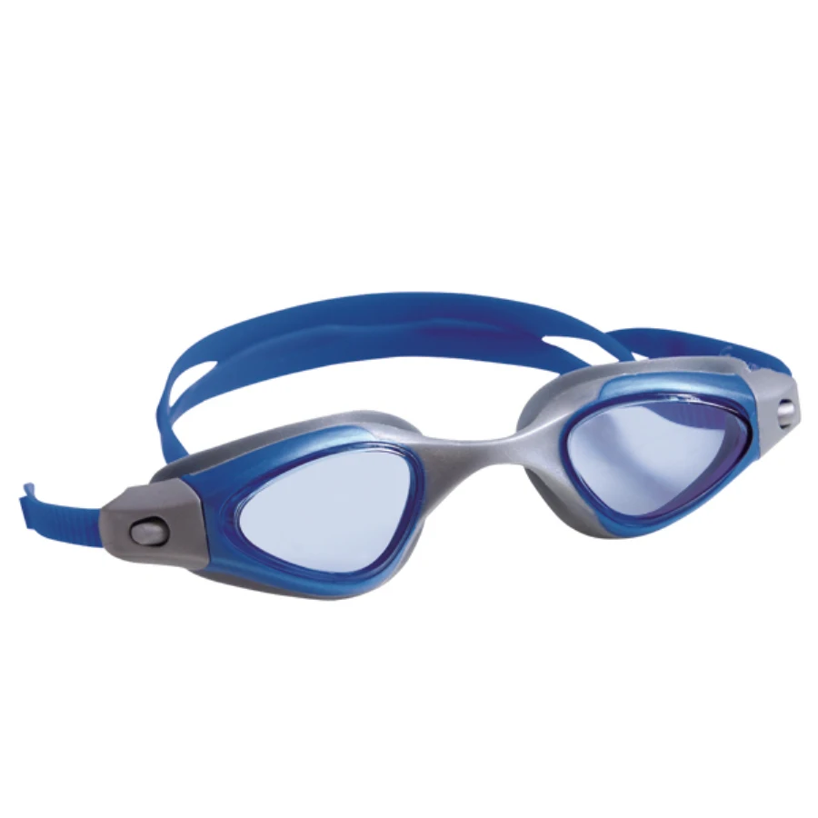 

Hot travel silicone rubber waterproof wireless swimming goggles withear plug, Black, blue