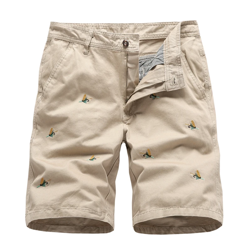 

2020 Fashion New Workwear Shorts Men's Sports Shorts Embroidered Beach Pants Men's Casual Pants, Customized color