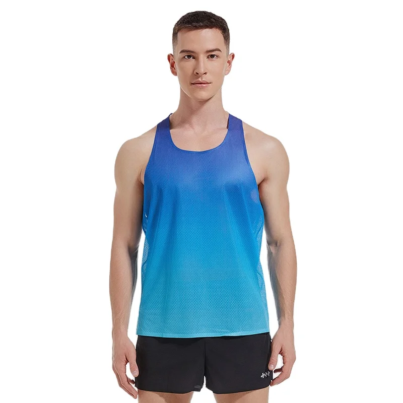 Professional Sporty Marathon Running Vest Custom Seamless Fit Breathable Sweat-wicking Quick-Drying Lightweight Training Gear