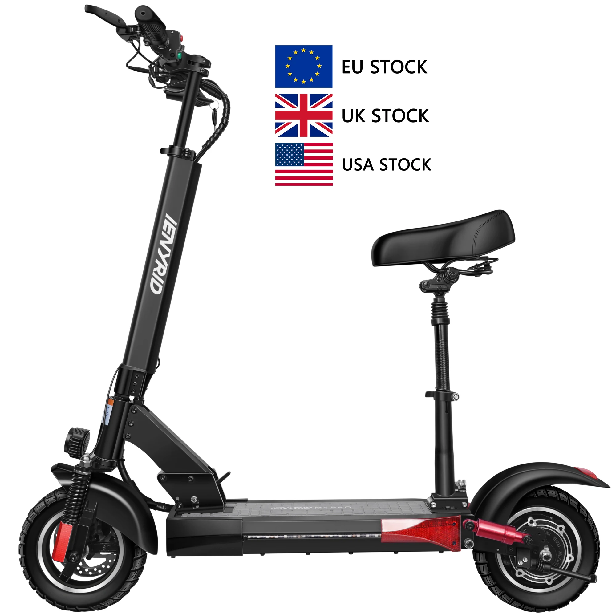 

iENYRID M4 PRO FCC ROHS CE 16ah 10" Off-road Tires with EU warehouse Drop shipping Folding Electric Scooter