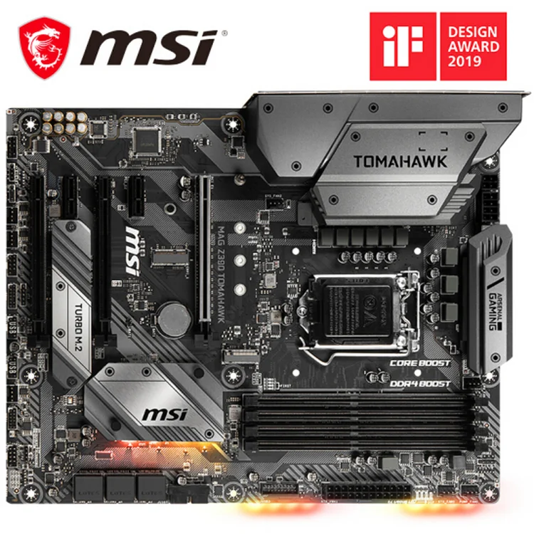 

MSI MAG Z390 TOMAHAWK Tomahawk missile motherboard supports Intel 9th generation CPU 9600K / 9700K / 9900K Z390 / LGA 1151