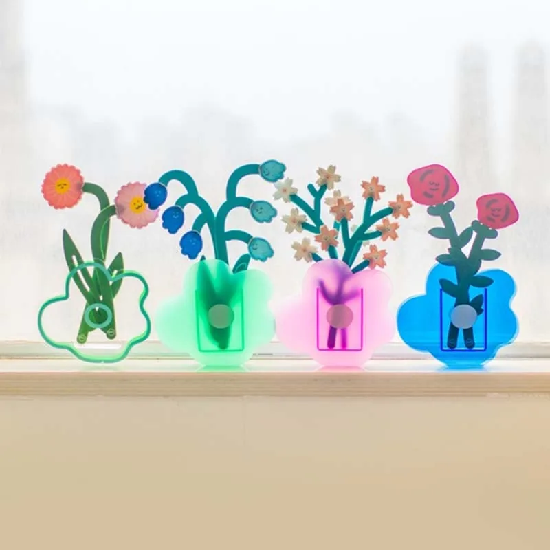 

Sakura season new frosted bogy acrylic flower flower series vase dryer gift