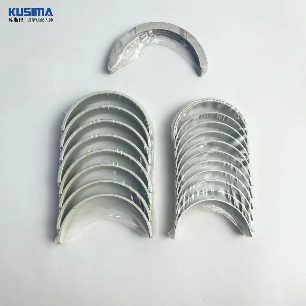 C6 3.0T Main Crankshaft & Connecting Rod Bearing Shell & Thrust Washer Fit For Audi VW Touareg A4 A5 3.0TFSI Oversize