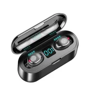 

F9 Touch Control Waterproof Earphone Charger Noise Cancelling Mini Wireless Earbuds F9 Airpoding TWS