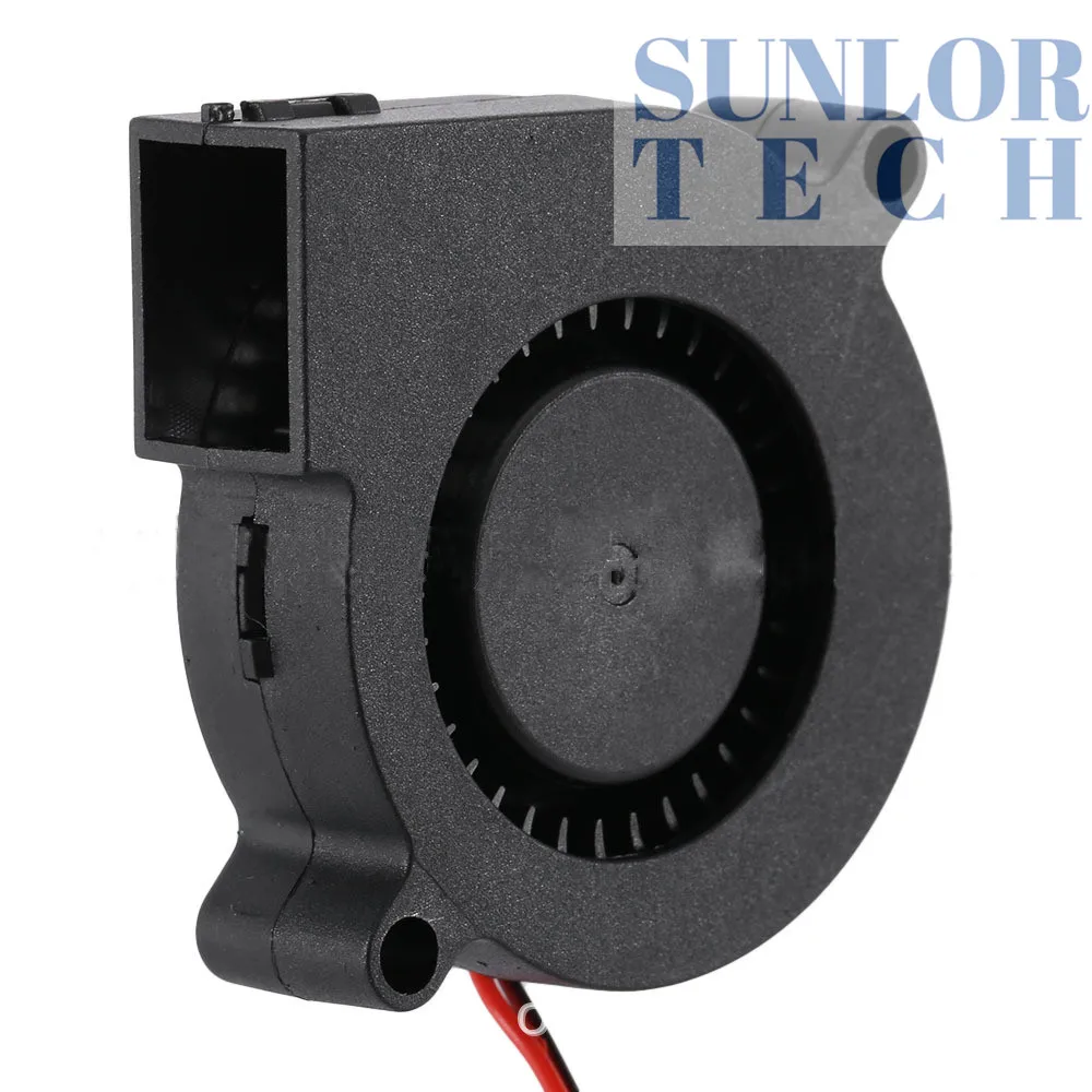 12V / 24V DC blower small fan 5015 ultra-quiet turbo blower circuit board cooling fan