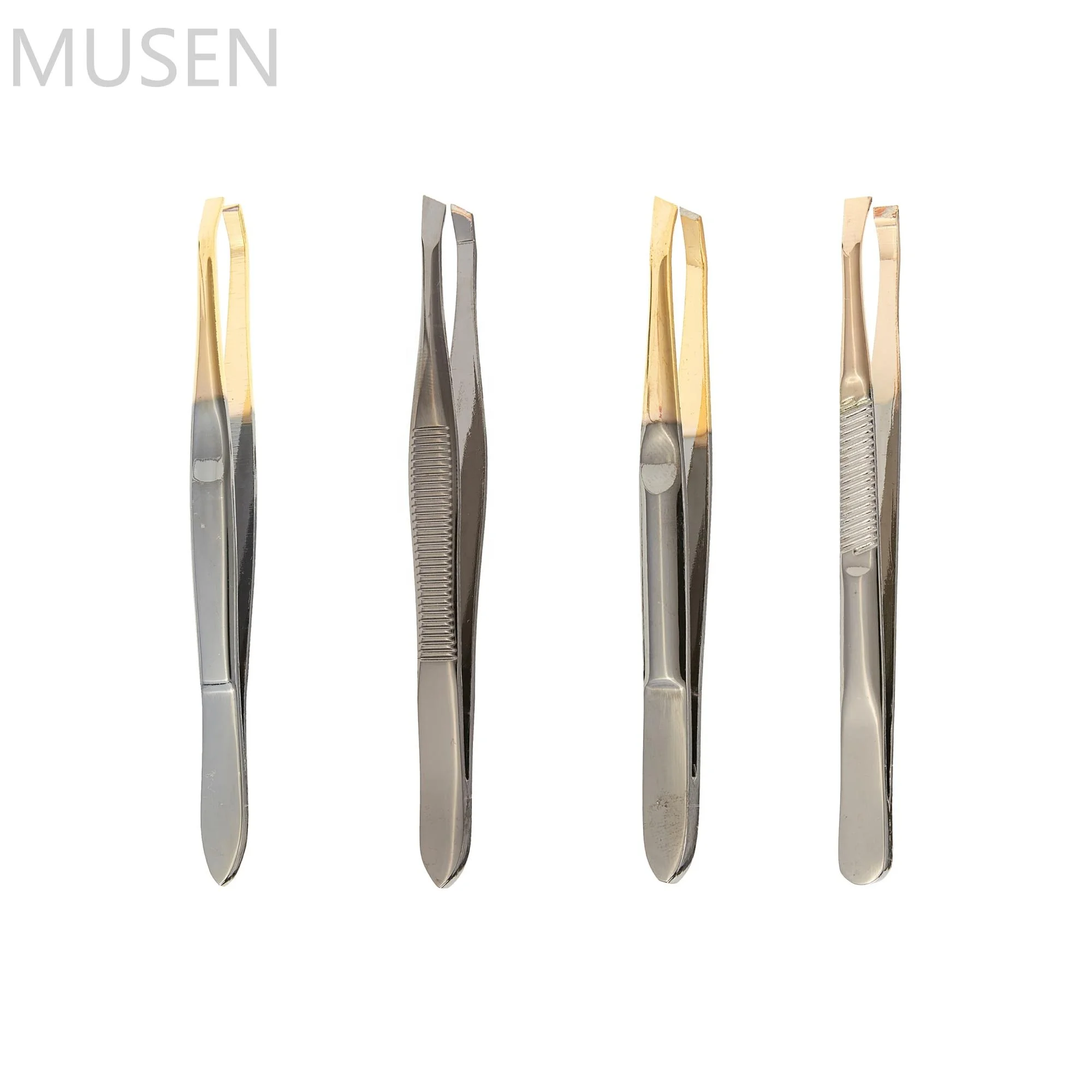 

Tweezer Stainless Steel Professional New Design Eyebrow Slanted Tweezers