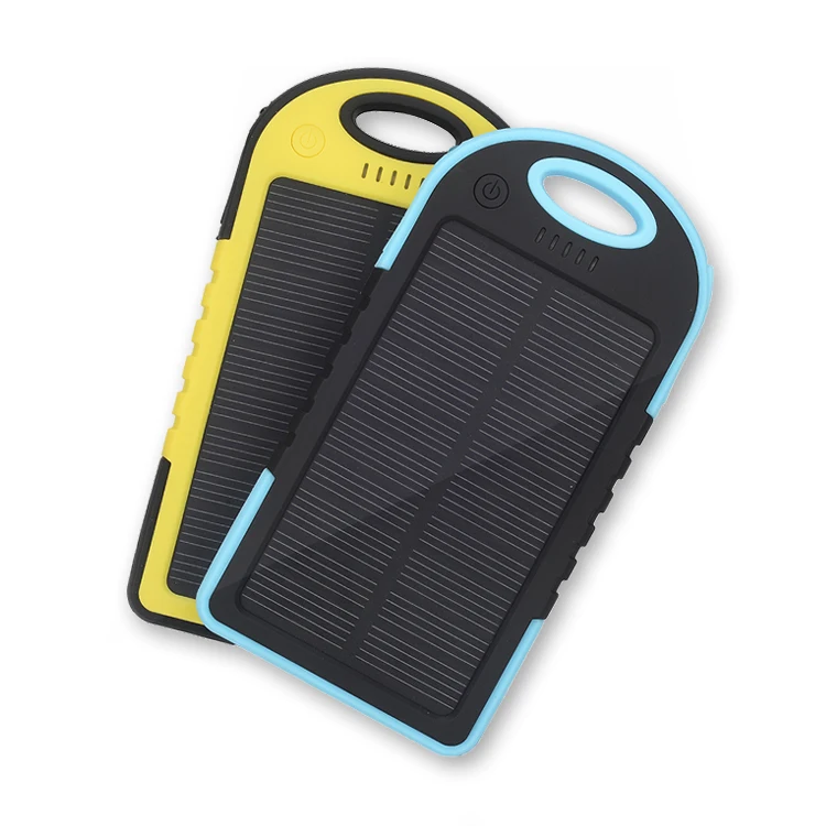

Solar Panel Charge Power Bank With LED Indicator For Outdoor Used Waterproof Mobile Phone Battery Charging Power Bank