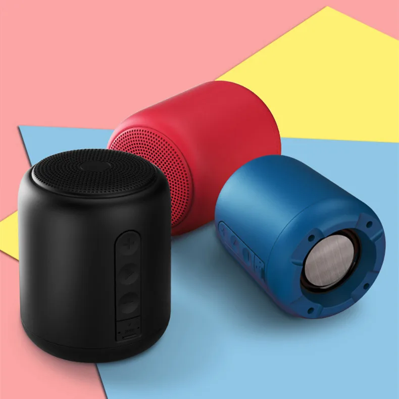 

Creative Small Steel Cannon Wireless Speaker Outdoor Waterproof Mini Portable Subwoofer Wireless Small Speaker with MIc
