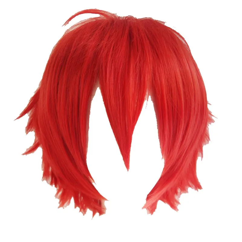 

European and American wig cos anime wig set cosplay men's short hair anti-curling