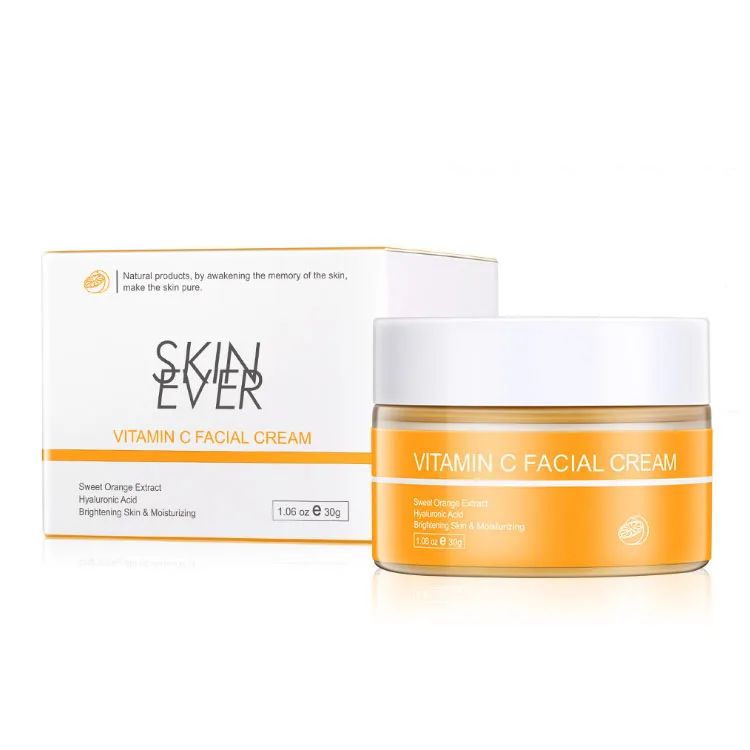 

private label oem Wholesale anti wrinkle aging Moisturizing Brightening skin Whitening Vitamin C face Cream, White