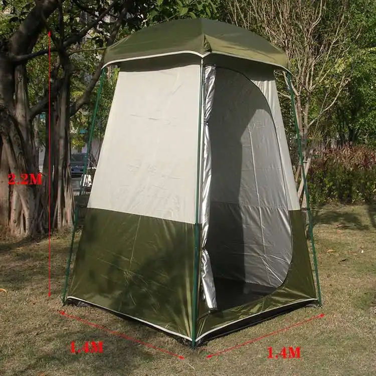 

Single person portable waterproof beach fishing camping changing bathing room privacy mobile toilet outdoor shower tent for sale