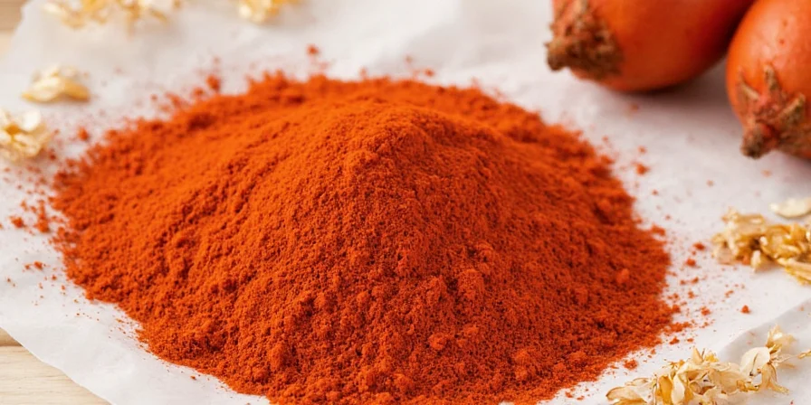 Animation showing hands being washed after touching chili powder