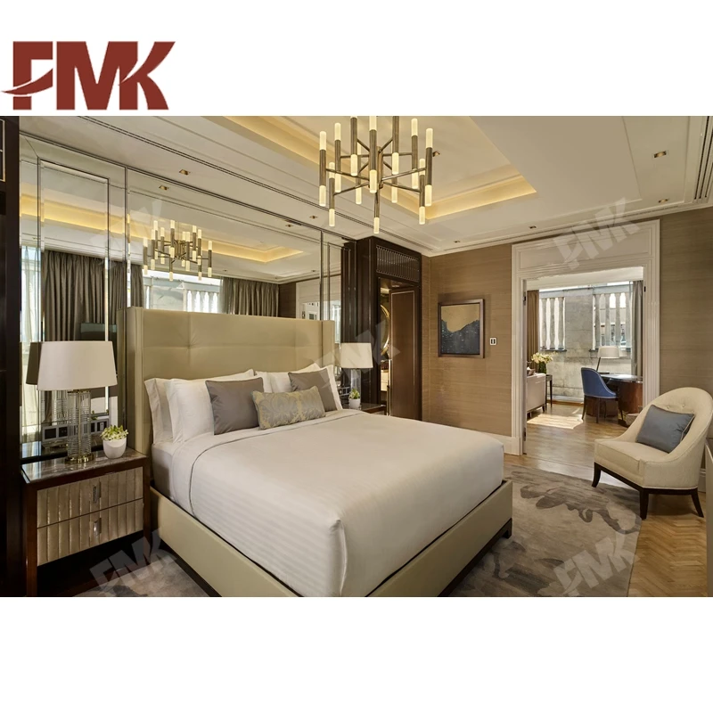 
2020 Hot Design Modern Hotel Bedroom Furniture Sets For 4-5 Star Luxury Hotel Bed Room Furniture 