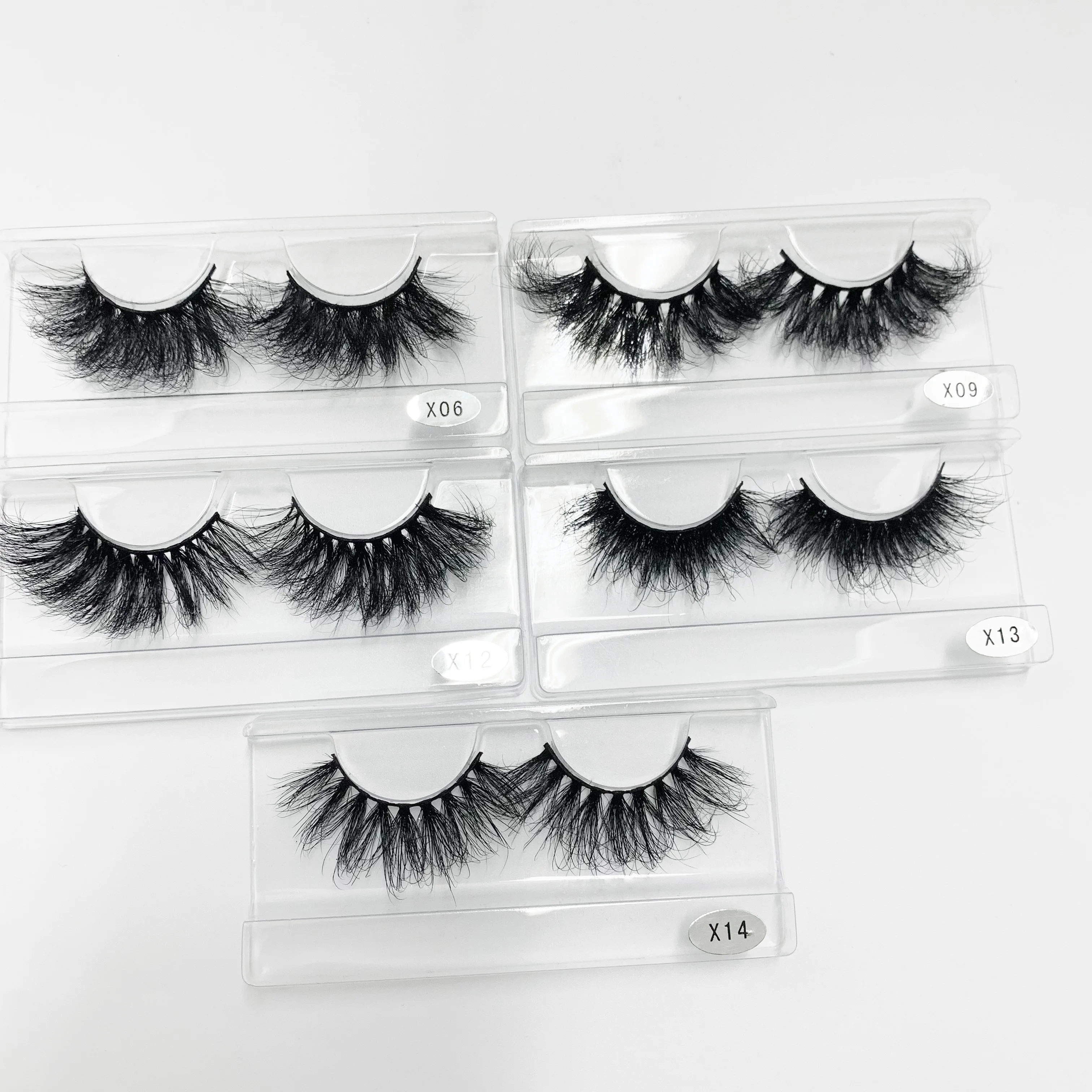 

2021 Free Shipping 25MM Eyelashes Wholesale 7D Mink Lashes Natural False Eyelashes soft Bulk Makeup False lashes