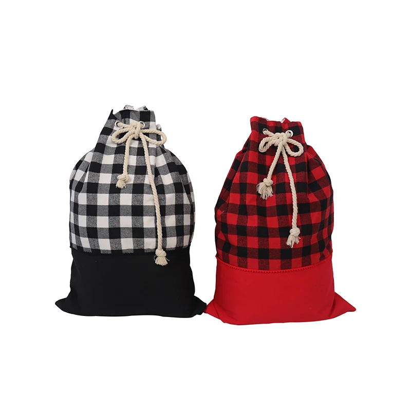 

Christmas Gift Bag Wholesale Hot Sale Monogrammed Fashion Classic Christmas Gift Bag, As pics show