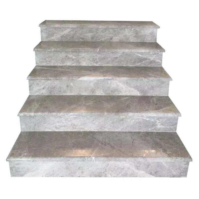 Italian Bianco Marble Stair Tread Polish Stone Matt Anti Slip Carrara