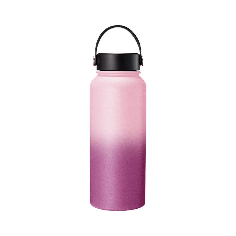 

New design High-Quality Wide Mouth Double Wall Stainless Steel Vacuum Insulated Sports Water Bottle with Lid, Customized color